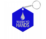 Wash Yo Hands Hexagon Keychain